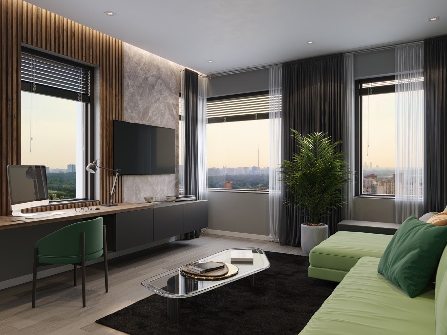 Стильная гостиная