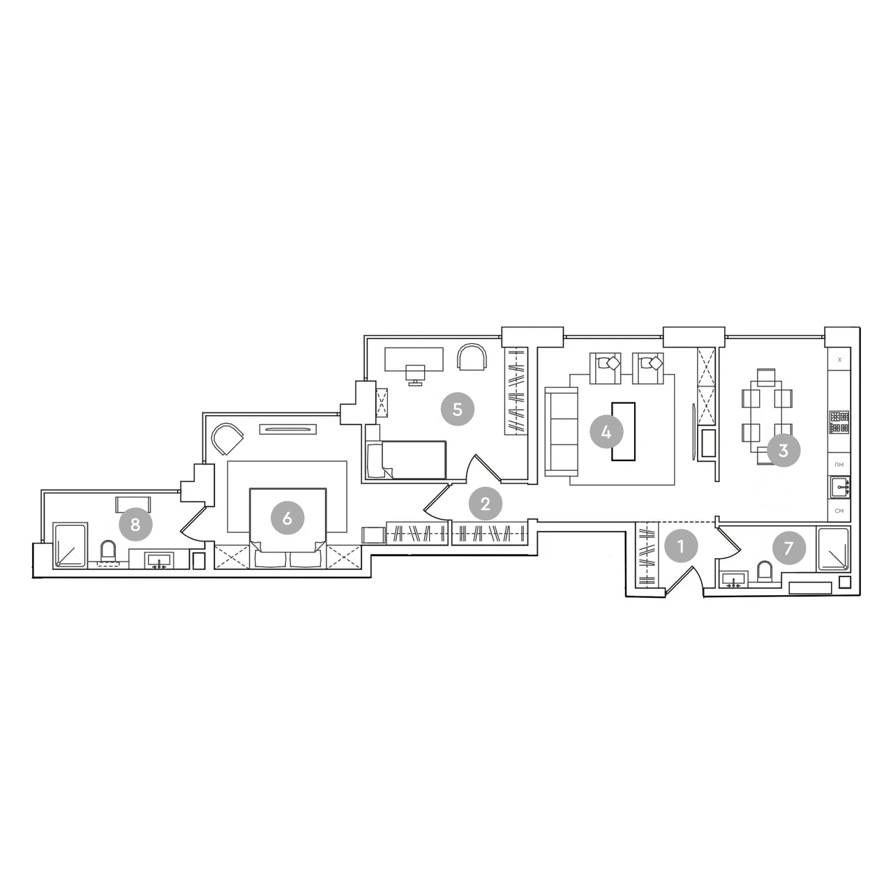 apartment scheme